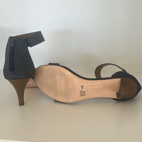 Style & Co denim heels - Picture 2 of 5